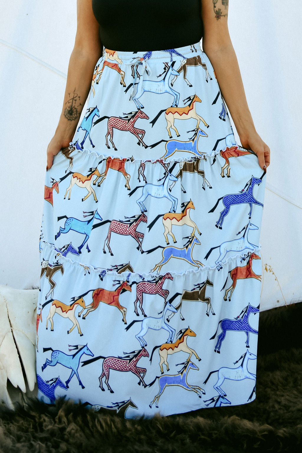 Horse Nation Prairie Skirt