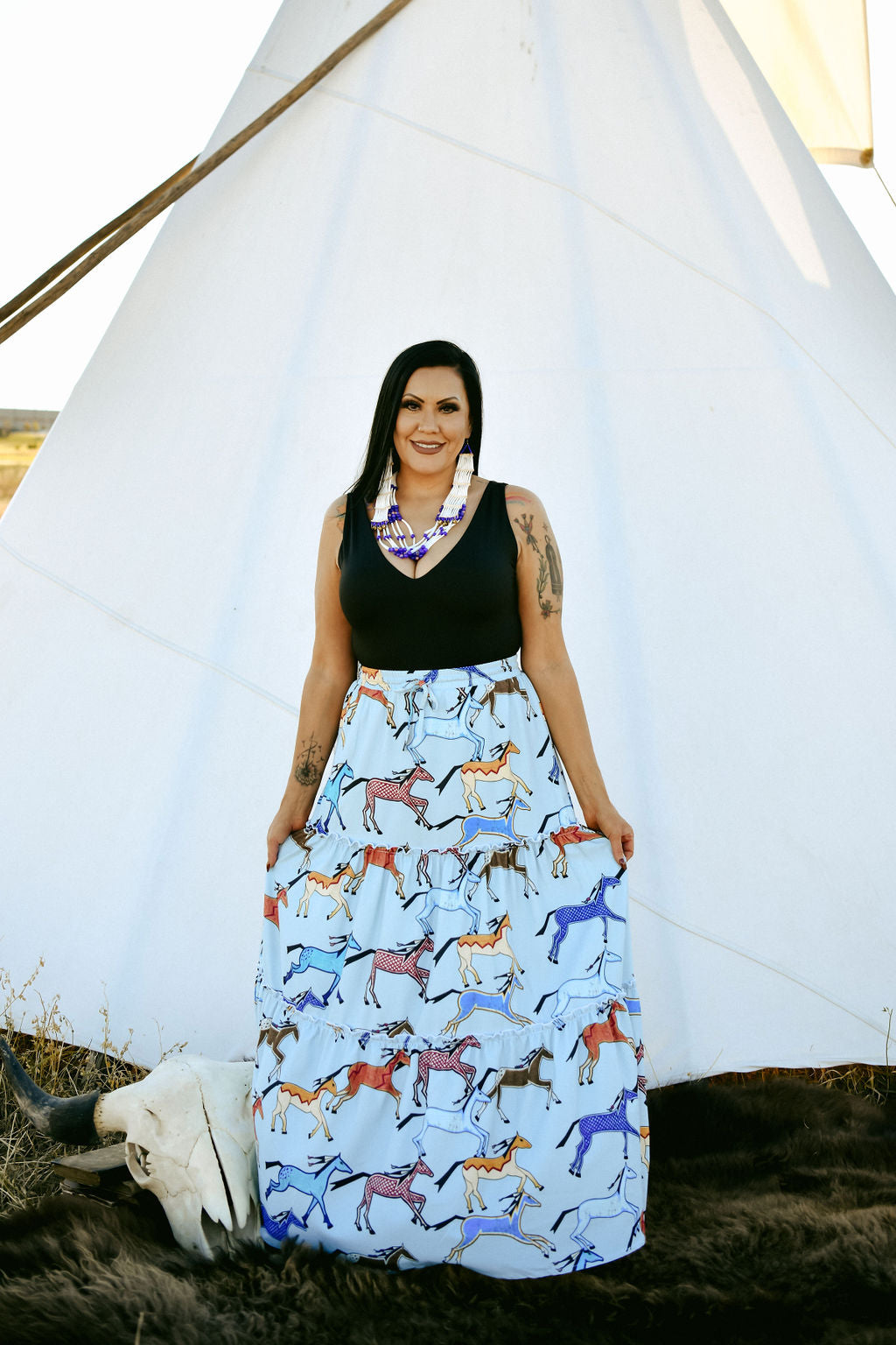 Horse Nation Prairie Skirt