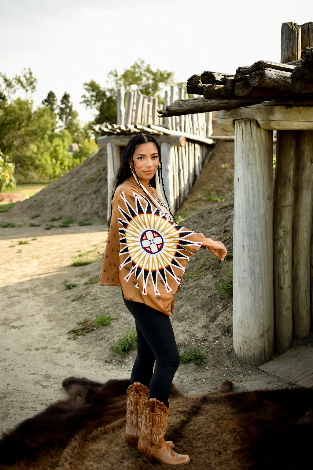 Warbonnet Arrowhead Poncho Top