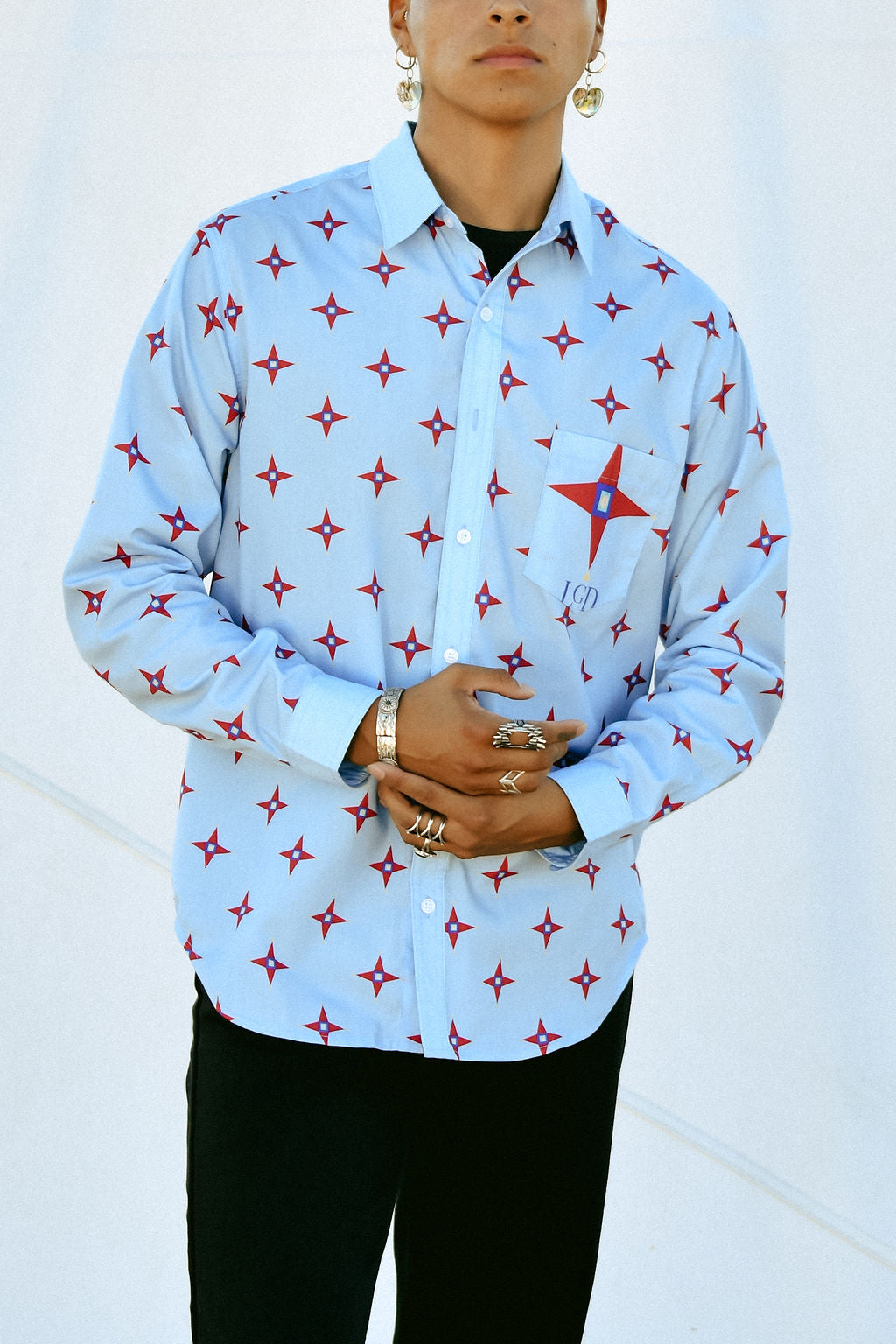 Star Button Up