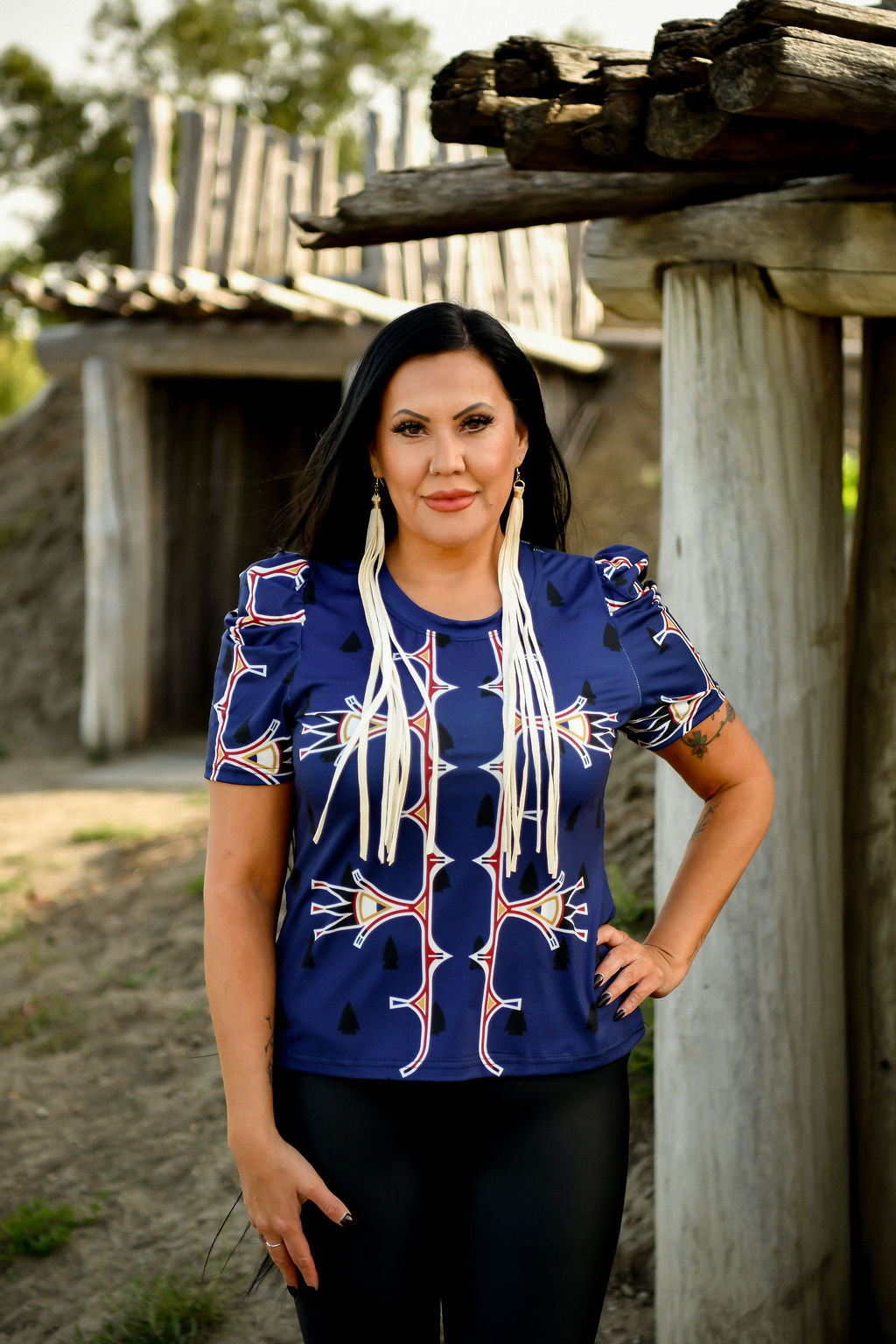 Painted Design Arrowhead Top