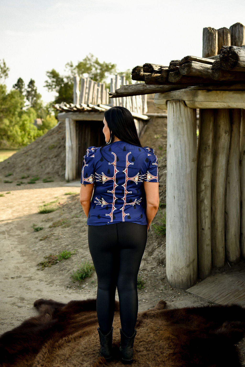 Painted Design Arrowhead Top