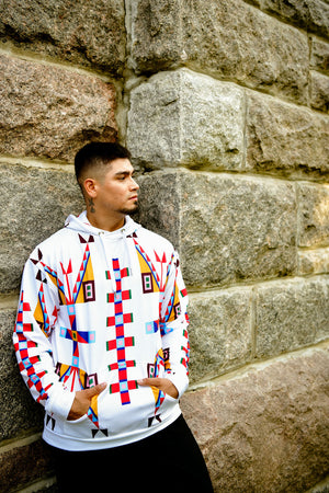 Geometric Design Hoodie