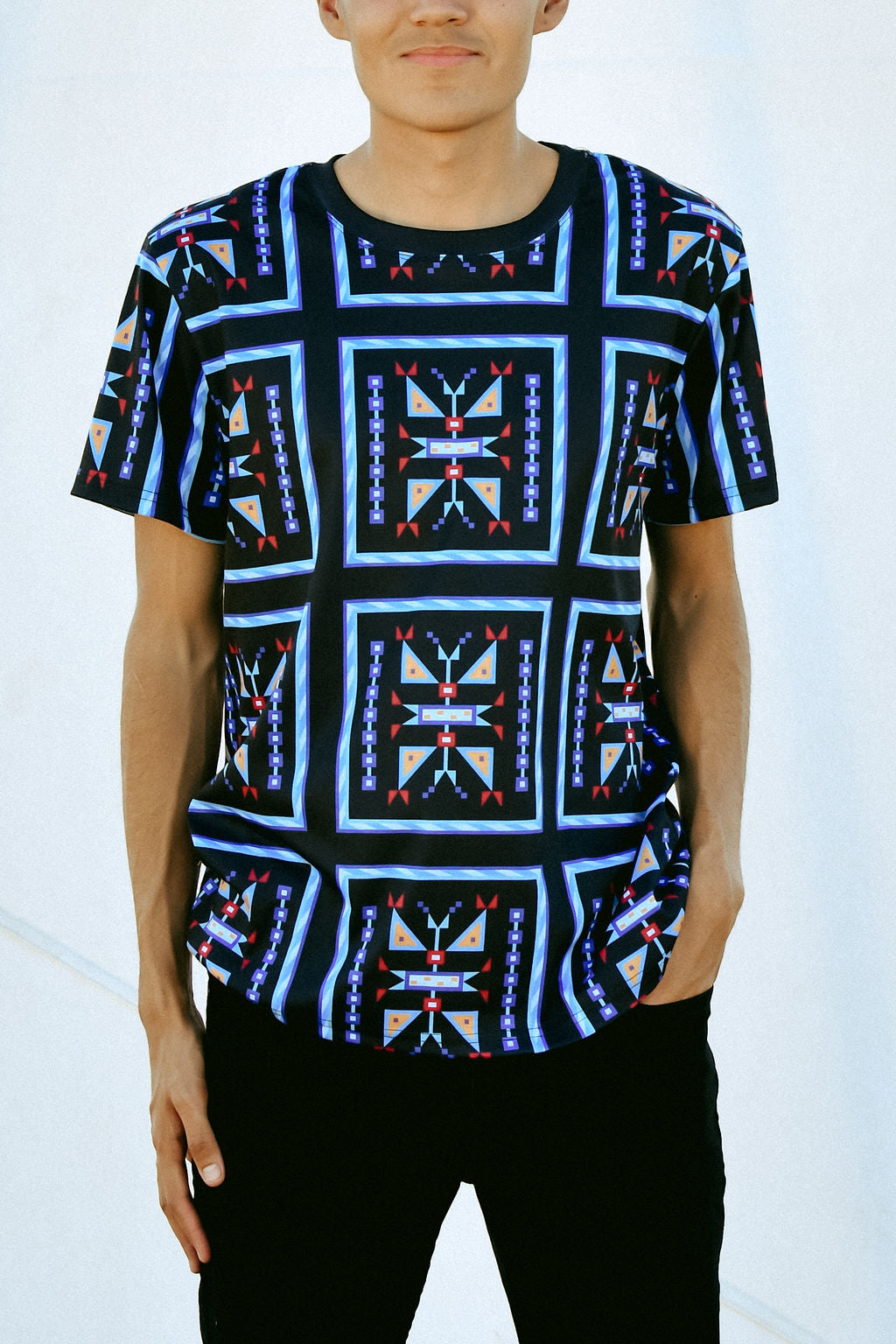 Geometric Pattern Tee