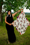 Parfleche Butterfly Silk Scarf