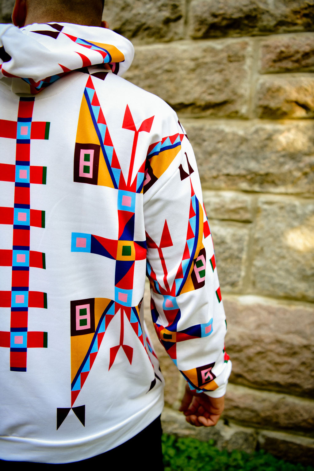 Geometric Design Hoodie