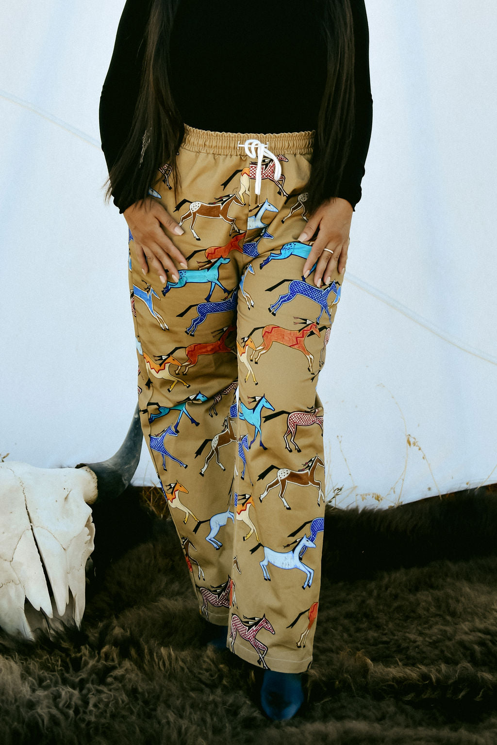 Horse Nation Cotton Pants