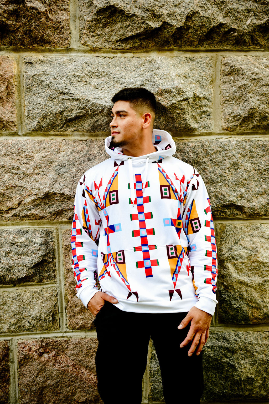 Geometric Design Hoodie