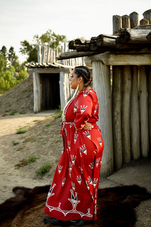 Feathers Maxi Dress