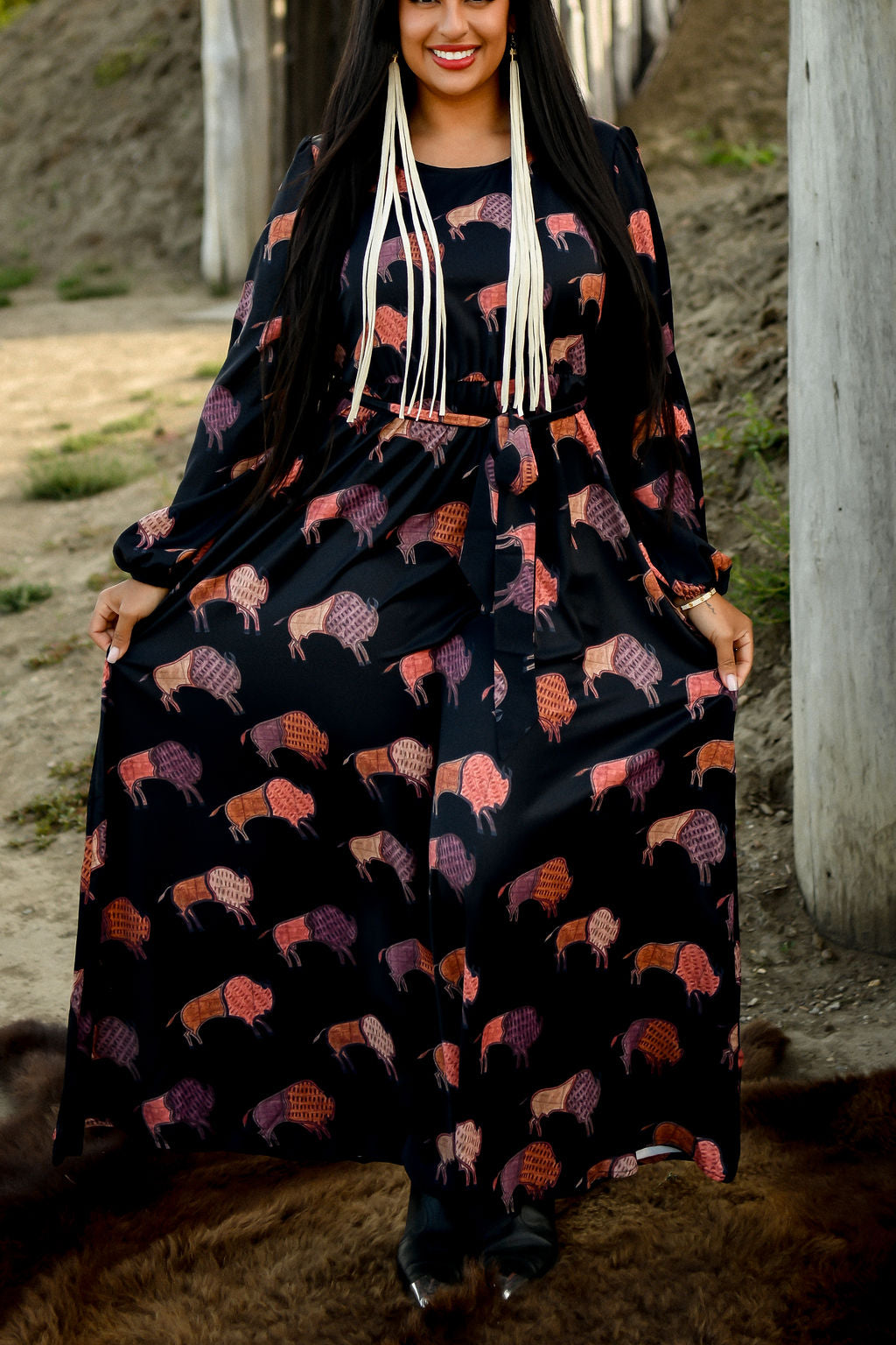 Ledger Bison Maxi Dress