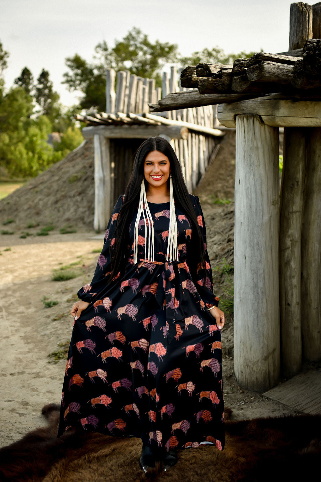 Ledger Bison Maxi Dress