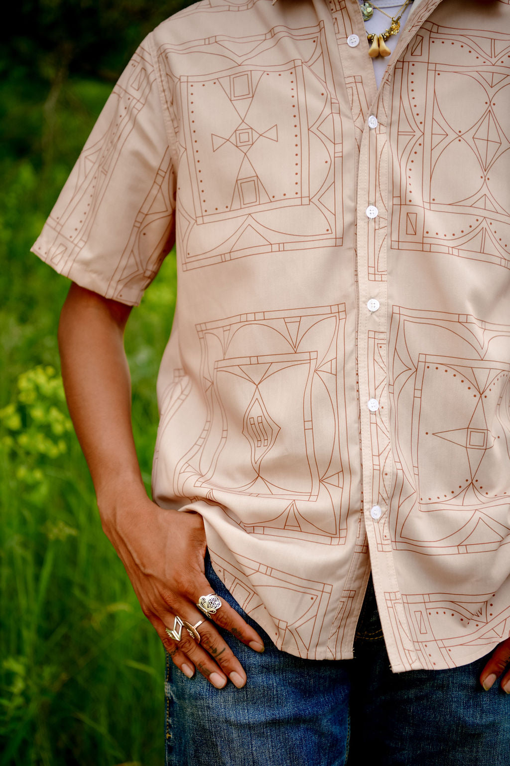 Parfleche Button Shirt