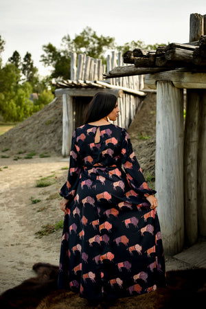 Ledger Bison Maxi Dress