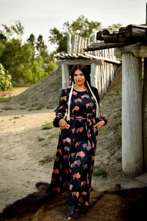 Ledger Bison Maxi Dress