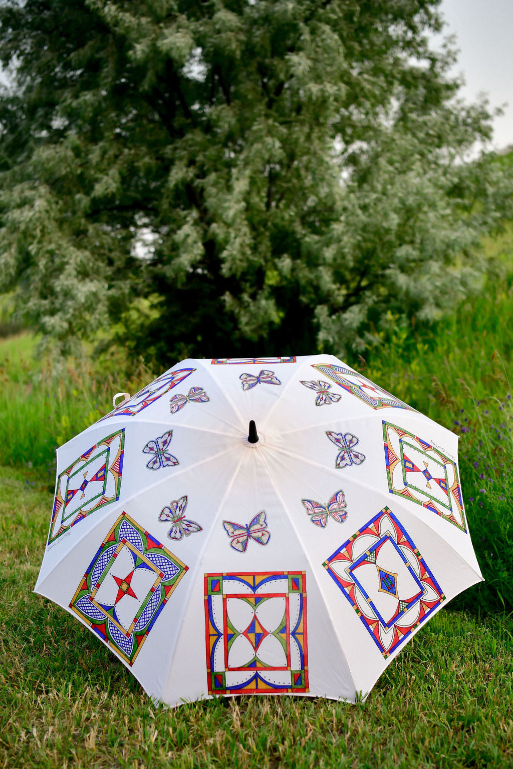 Parfleche Butterfly Hook Umbrella - Full Size