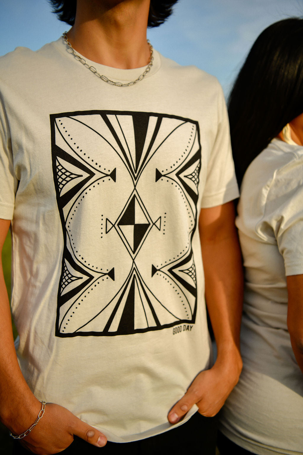 Parfleche Lines Cotton Tee