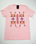 Geometric Design Tee - Pink