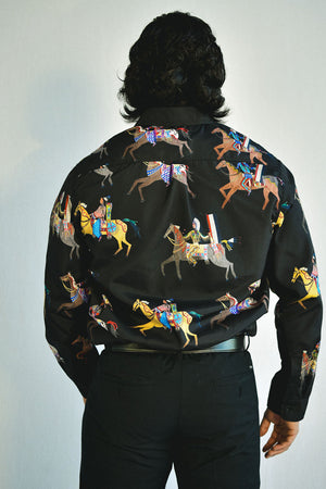 Parade Horses Button Up