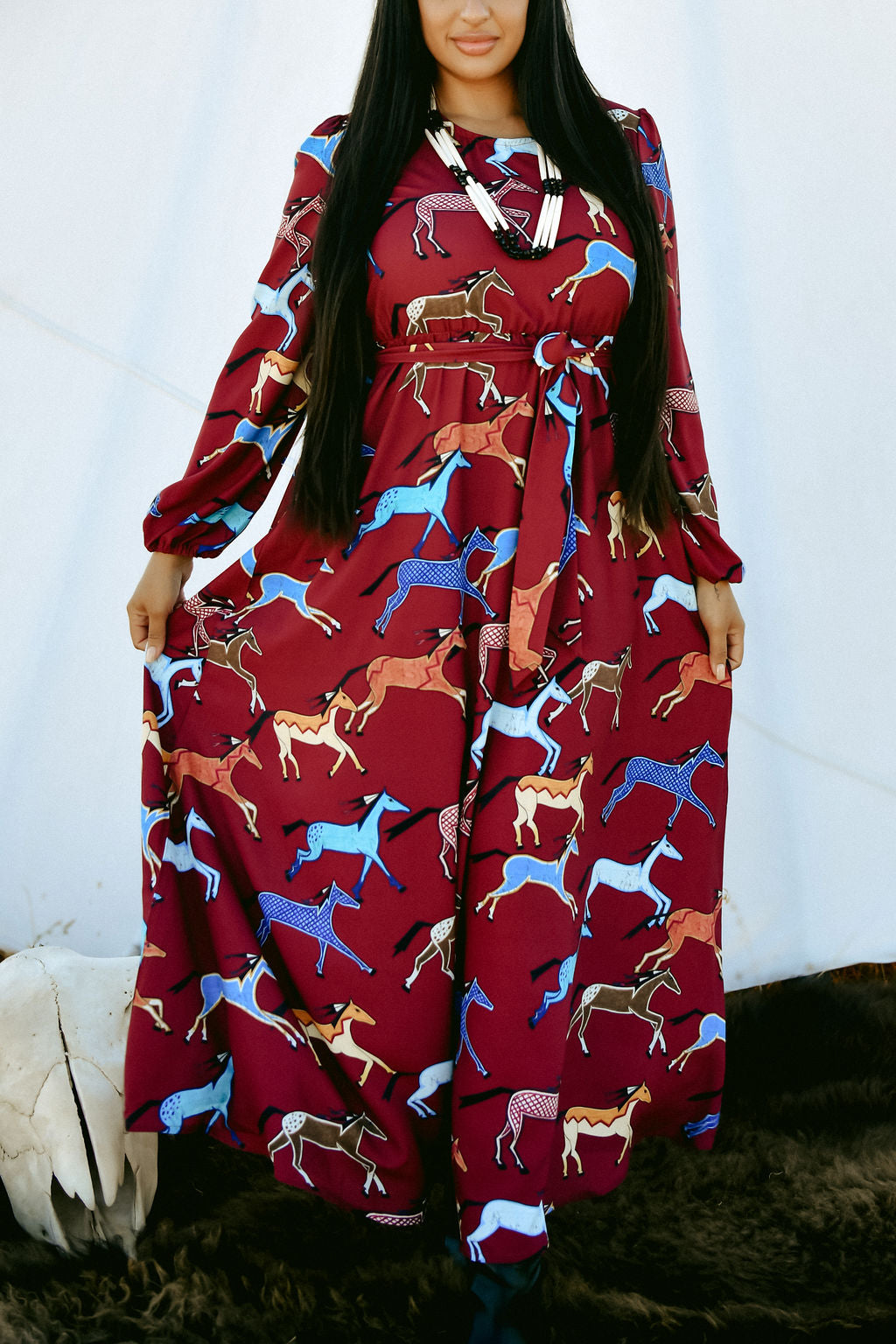 Horse Nation Maxi Dress