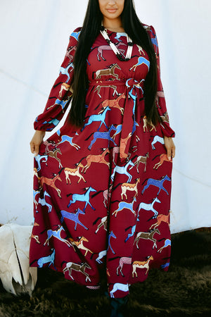 Horse Nation Maxi Dress