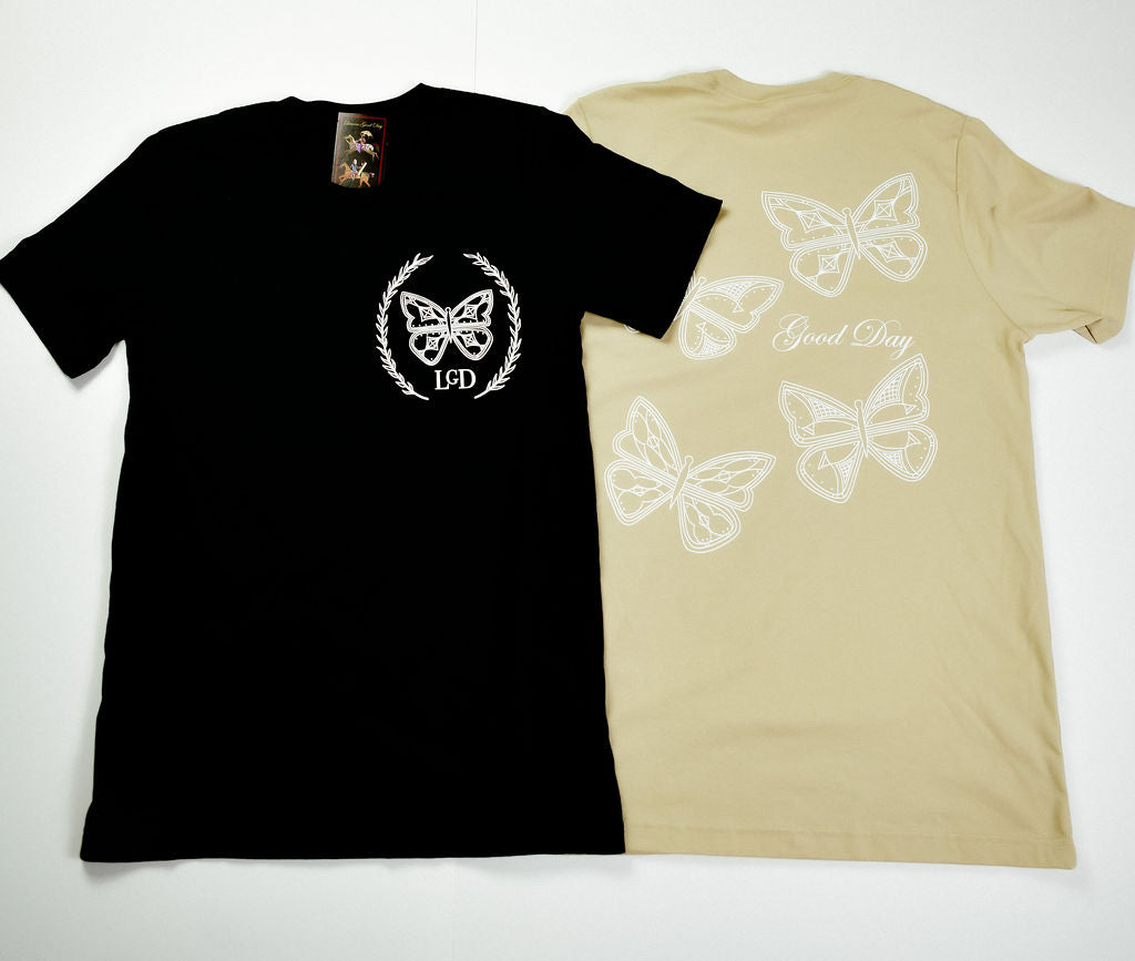 Butterflies LGD Tee - Tan