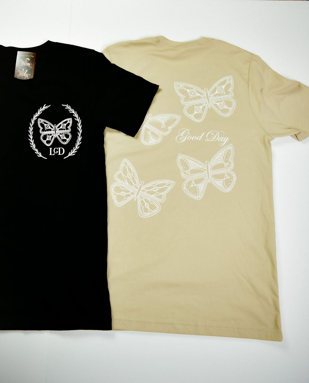 Butterflies LGD Tee - Tan