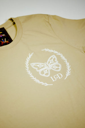 Butterflies LGD Tee - Tan