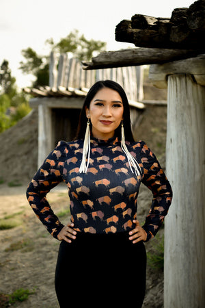 Ledger Bison Bodysuit