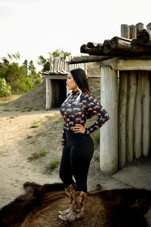 Ledger Bison Bodysuit