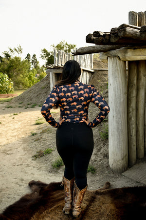 Ledger Bison Bodysuit