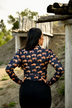Ledger Bison Bodysuit