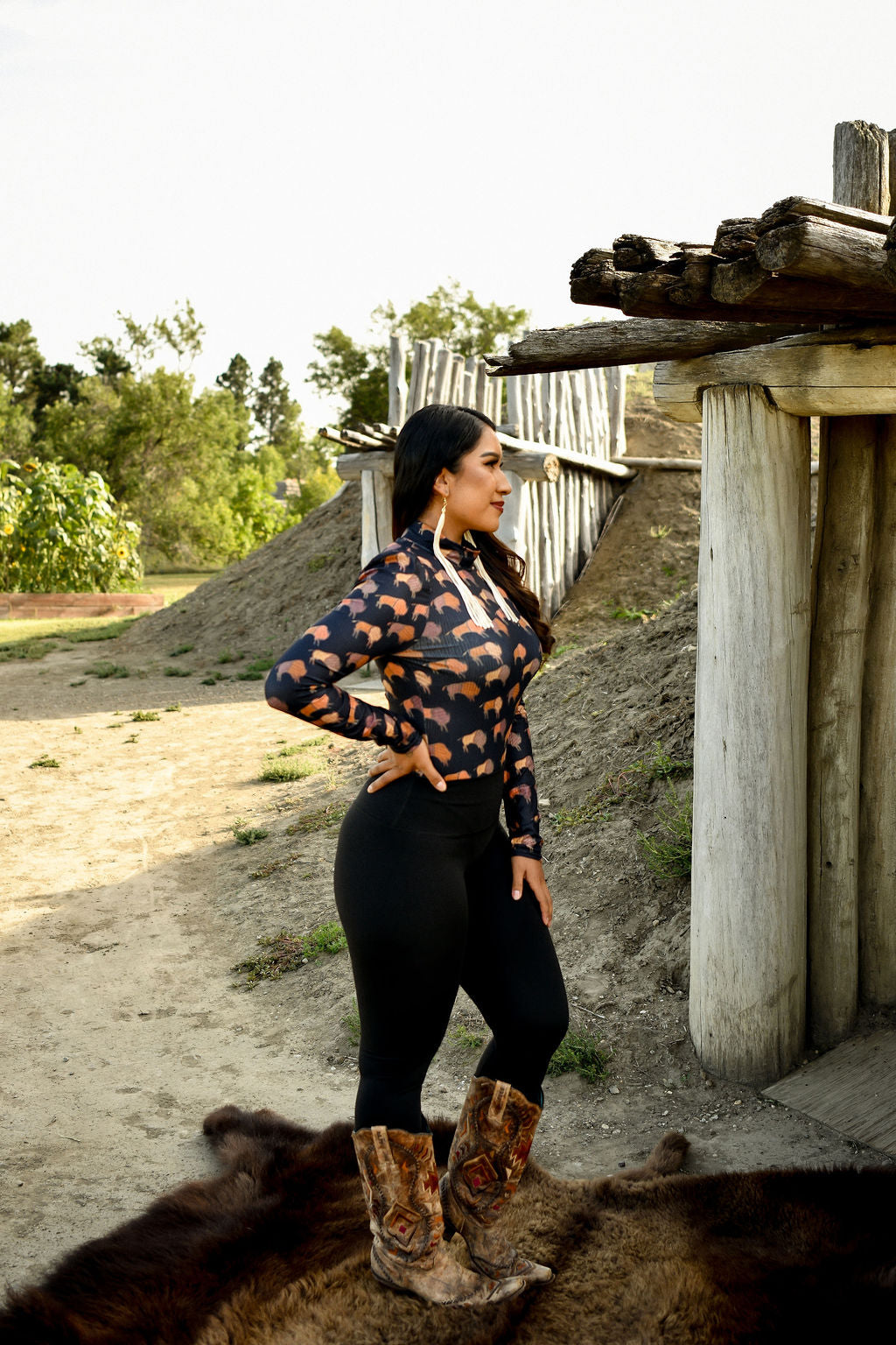 Ledger Bison Bodysuit