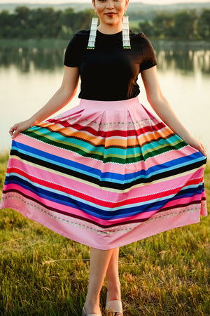 Ribbons Midi Skirt
