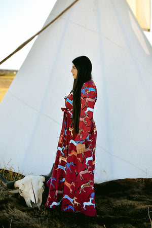 Horse Nation Maxi Dress