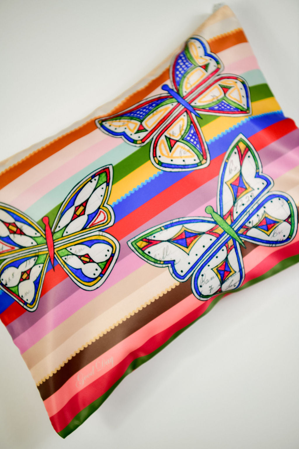 Butterfly Ribbons Flat Bag