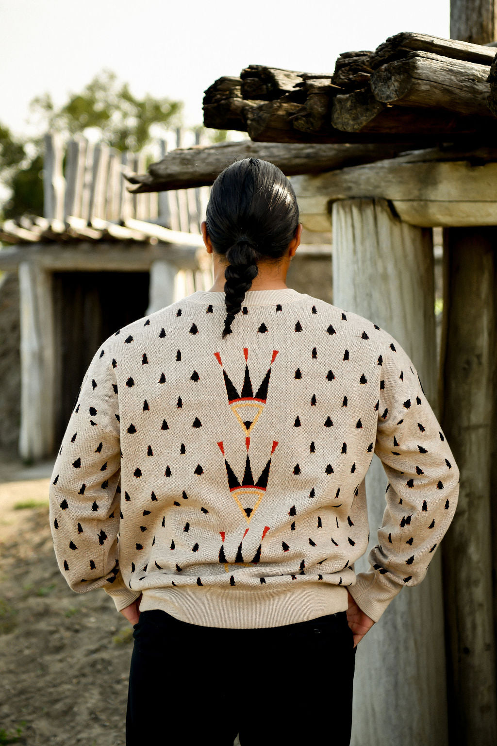 Feathers Arrowhead Knit Sweater