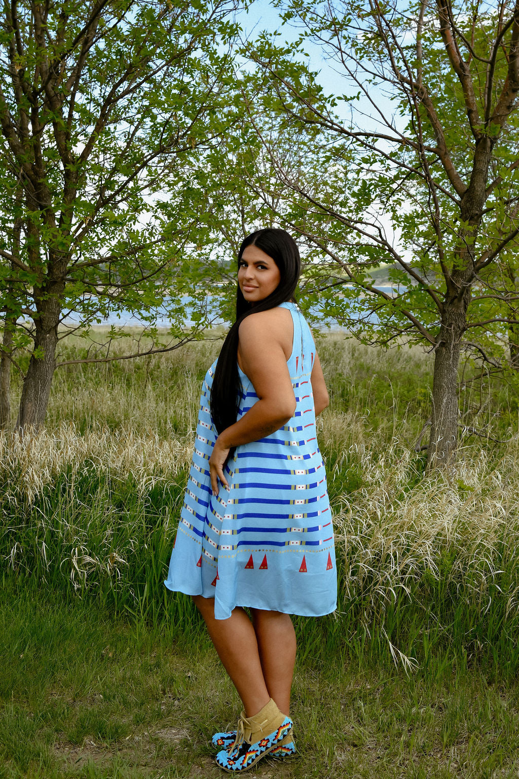 Lanes Halter Dress