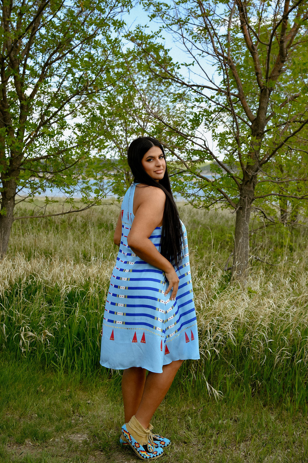 Lanes Halter Dress