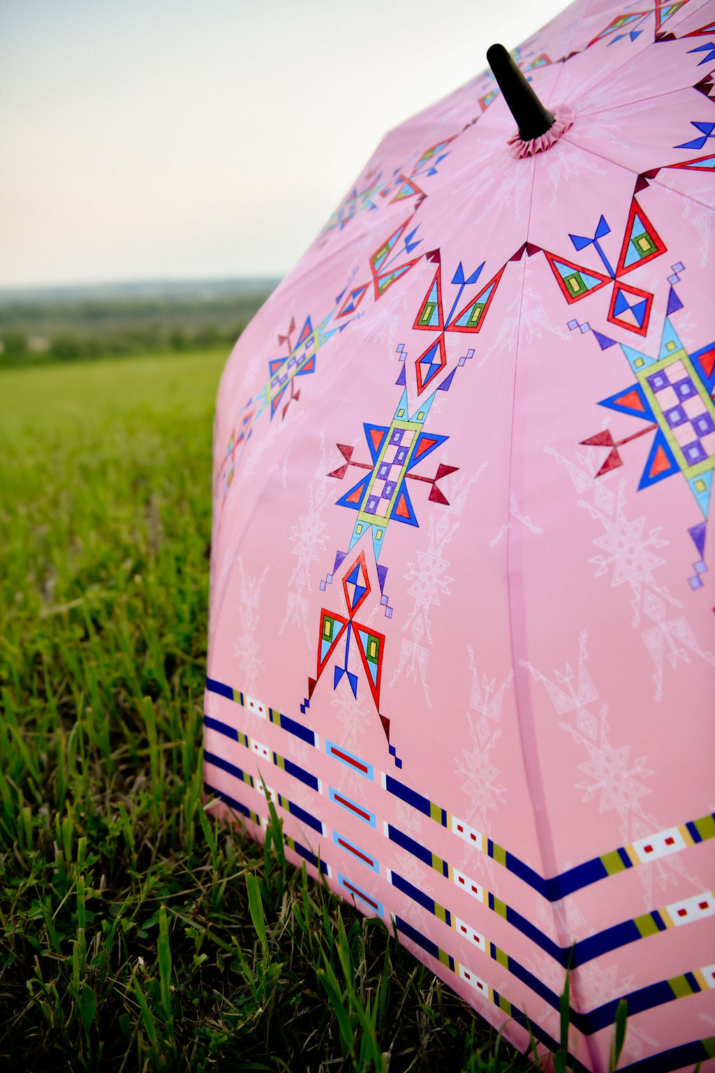 Geometric Lanes Umbrella - Full Size
