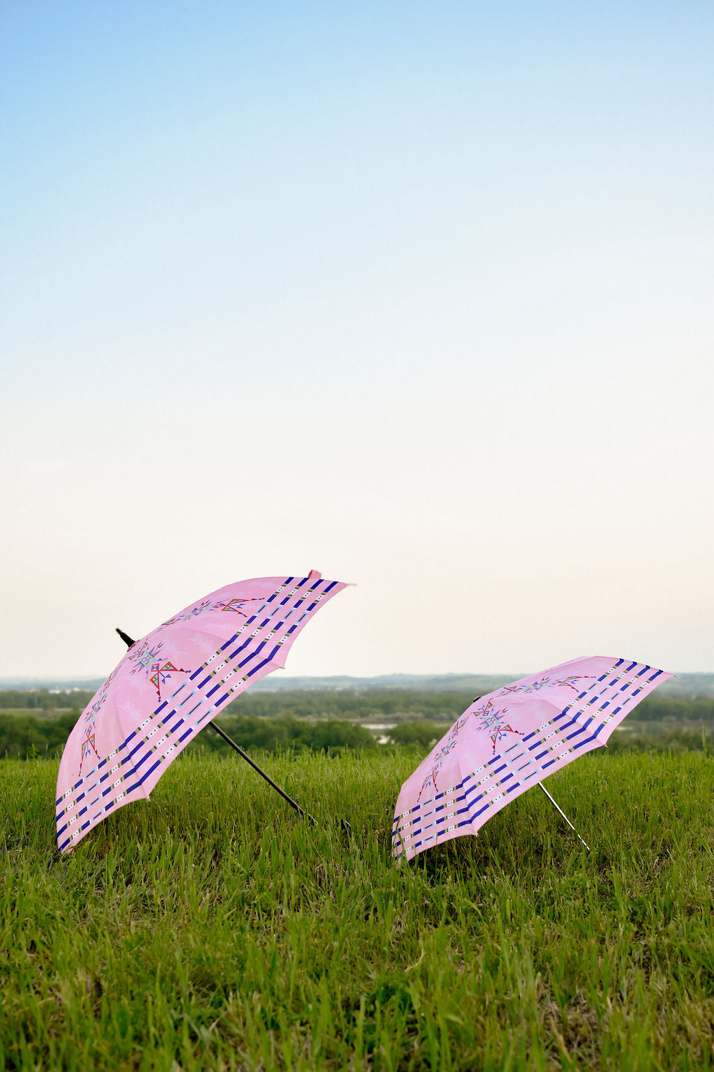 Geometric Lanes Umbrella - Full Size