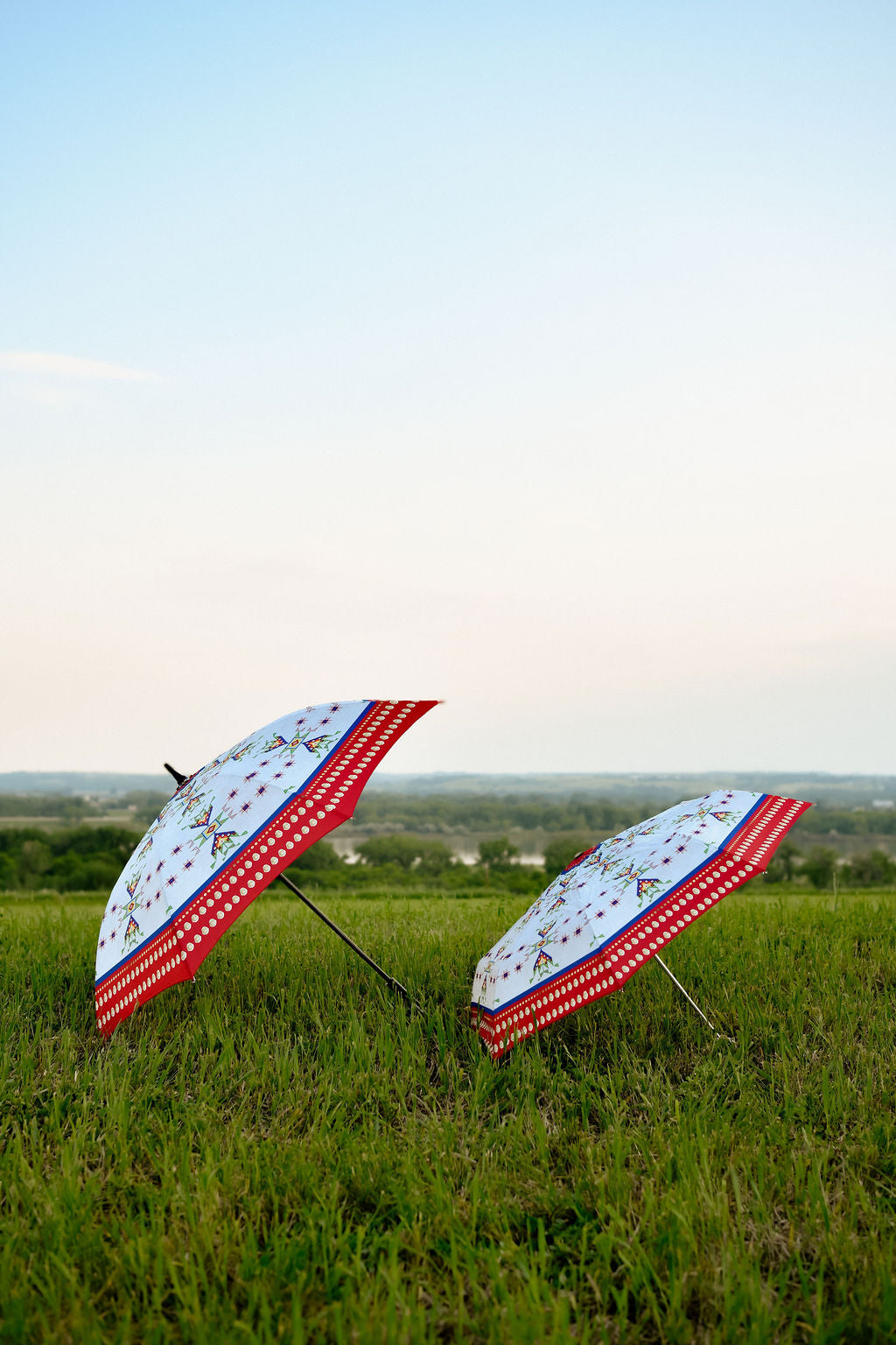 Beadwork Umbrella - Compact