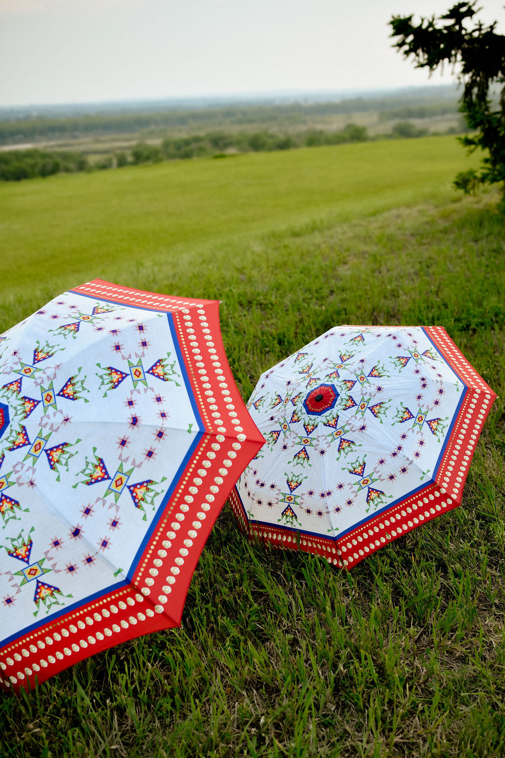 Beadwork Umbrella - Compact