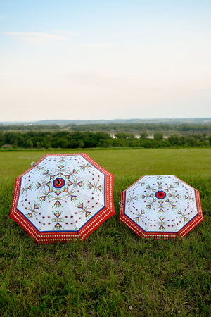 Beadwork Umbrella - Compact
