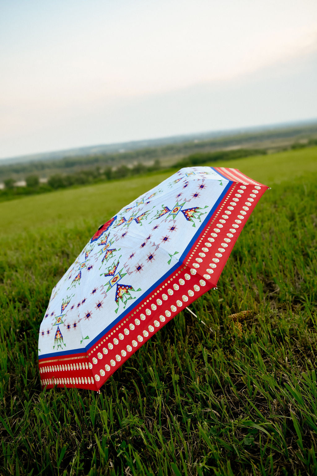 Beadwork Umbrella - Compact