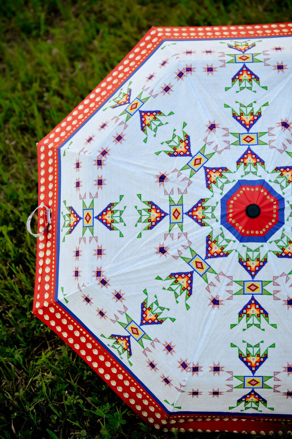 Beadwork Umbrella - Compact