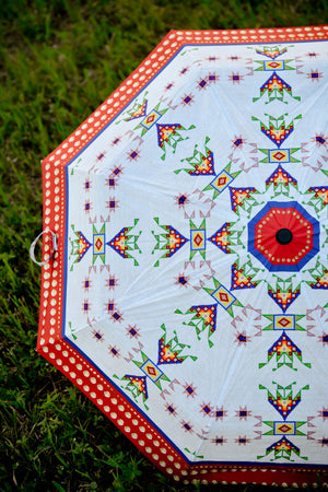 Beadwork Umbrella - Compact