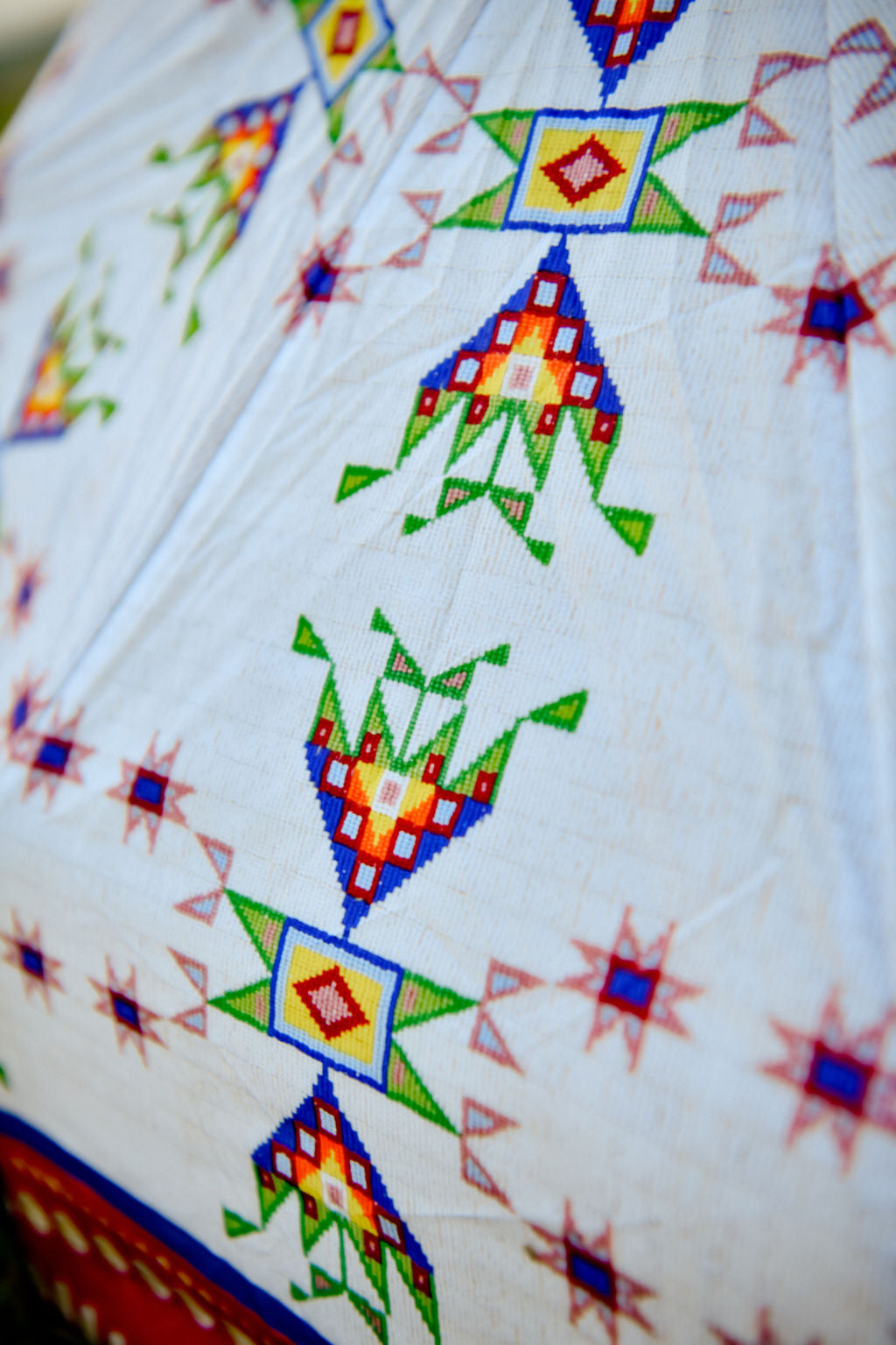 Beadwork Umbrella - Compact