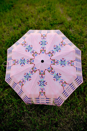 Geometric Lanes Umbrella - Compact