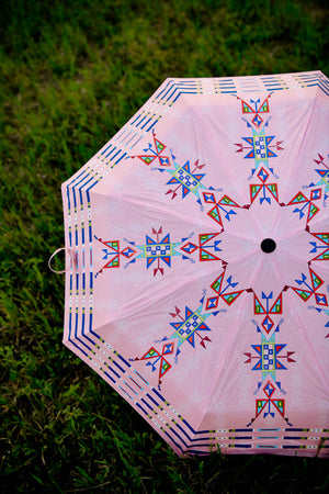 Geometric Lanes Umbrella - Compact