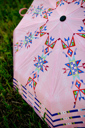 Geometric Lanes Umbrella - Compact